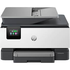 HP OfficeJet Pro 9120e All-in-One Tintenstrahldrucker, 1.200 dpi, 2,7 Zoll Touch-Display, Dual-Band Wi-Fi/LAN, USB 2.0, weiß