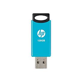HP PNY v212b - 128 GB - USB Typ-A - 2.0 - 14 MB/s - Dia - Schwarz - Blau