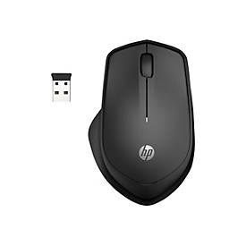 HP Silent 280M - Maus - kabellos - kabelloser Empfänger (USB) - Jet Black - für OMEN by HP Laptop 15; ENVY Laptop 13, 15