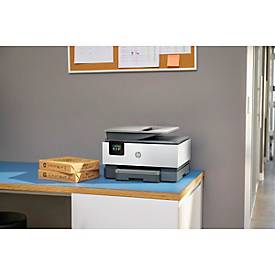 HP Tintenstrahl Multifunktionsdrucker OfficeJet Pro 9120b, 4-in-1, Auto-Duplex/Mobildruck, USB/LAN/Wi-Fi, bis A4, inkl. 4 CMYK Tintenpatronen