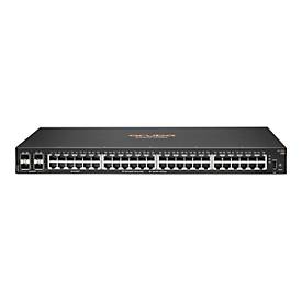Image of HPE Aruba 6100 48G 4SFP+ Switch - Switch - 52 Anschlüsse - managed - an Rack montierbar