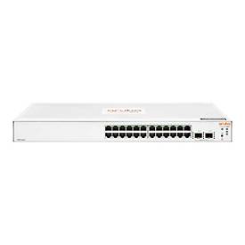 HPE Networking Instant On 1830 24G 2SFP Switch - Switch - Smart - 24 x 10/100/1000 + 2 x Gigabit SFP - Desktop, an Rack 