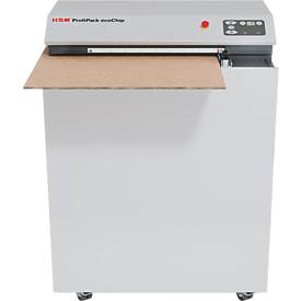 HSM ProfiPack ecoChip-verpakkingsmachine, mobiel, 1870 W, 170 mm/s, incl. aanpassingsset voor de afzuiging, metaal