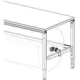 Image of Hüdig+Rocholz Achssatz für Packtisch System Flex, für Tischbreite 2000 mm