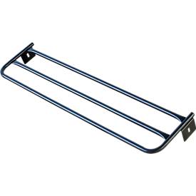 Hutablage für Umkleidebank, Stahl, 2000 mm lang, anthrazit