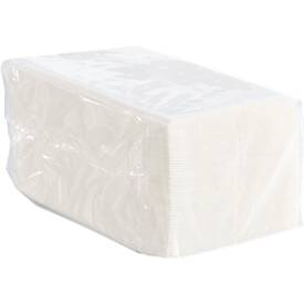 Hygienehandtücher WIPEX® 1144245, reißfest, lösungsmittelbeständig, 100 % Zellstoff, weiß, 10 Pakete mit jeweils 50 Tüchern