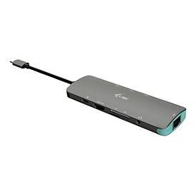 Image of i-Tec USB-C Metal Nano Docking Station 4K HDMI LAN + Power Delivery - Dockingstation - USB-C 3.1 - HDMI - GigE