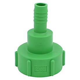 IBC Adapter, für IBC-Tanks mit 2" Auslaufarmatur, Grobgewinde, Ø 55-62 mm, 0,75" Schlauchtülle