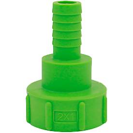 IBC Adapter, für IBC-Tanks mit 2" Auslaufarmatur, Grobgewinde, Ø 55-62 mm, diverse Ausführungen Zollgröße Schlauchtülle