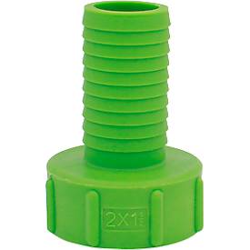 IBC Adapter, für IBC-Tanks mit 2" Auslaufarmatur, Grobgewinde, Ø 55-62 mm, diverse Ausführungen Zollgröße Schlauchtülle