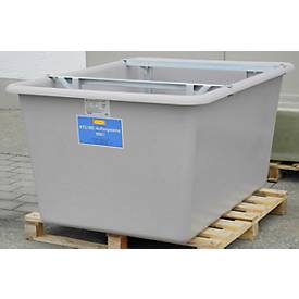 IBC-Auffangwanne CEMO, GFK, korrosionsbeständig, 1000 l Auffangvolumen, versch. Ausführungen