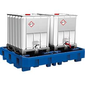 IBC/KTC Station, aus Polyethylen, unterfahrbar, mit Abfüllbereich