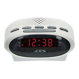 ICES ICR-210 - Radiouhr - weiß