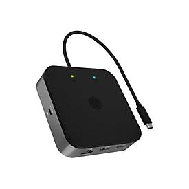 ICY BOX 7-in-1 - Dockingstation - USB-C 3.2 Gen 2 / Thunderbolt 3 / Thunderbolt 4 - HDMI, DP - 1GbE