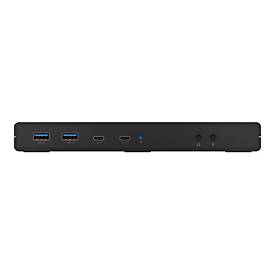 ICY BOX IB-DK2245AC - Dockingstation - USB-C / Thunderbolt 3 - 2 x HDMI, 2 x DP - GigE