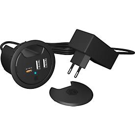 ICY BOX IB-HUB1407 - Hub - 2 x USB + 1 x USB-C