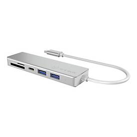 ICY BOX IB-HUB1413-CR - Dockingstation - USB-C