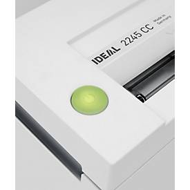 IDEAL Aktenvernichter 2245 CC, 2 x 15 mm, Partikelschnitt