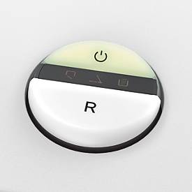 IDEAL Aktenvernichter 2445 MC, Mikroschnitt 0,8 x 12 mm, P-6, 35 l, 3-5 Blatt Schnittleistung, mit Rollen, Blauer Engel, grau