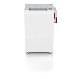 IDEAL Aktenvernichter 2445 MC/O, Mikroschnitt 0,8 x 12 mm, P-6, 35 l, 3-5 Blatt Schnittleistung, Öler, mit Rollen, Blauer Engel, grau