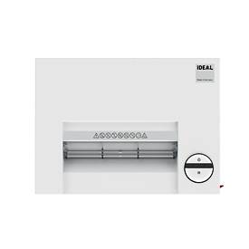 IDEAL Aktenvernichter 2445 SMC, Minischnitt 0,8 x 5 mm, P-7, 35 l, 3-4 Blatt Schnittleistung, mit Rollen, Blauer Engel, grau