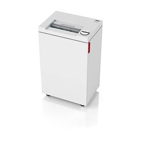 IDEAL Aktenvernichter 2445 SMC, Minischnitt 0,8 x 5 mm, P-7, 35 l, 3-4 Blatt Schnittleistung, mit Rollen, Blauer Engel, grau