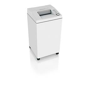 IDEAL Aktenvernichter 2604 MC, Mikroschnitt 0,8 x 12 mm, P-6, 100 l, 6-8 Blatt Schnittleistung, mit Rollen, Blauer Engel, grau