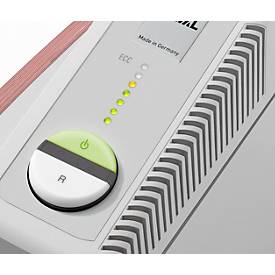 IDEAL Aktenvernichter 2604 SMC, Minischnitt 0,8 x 5 mm, P-7, 100 l, 4-6 Blatt Schnittleistung, mit Rollen, Blauer Engel, grau