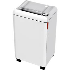 IDEAL Aktenvernichter 2604, Streifenschnitt 4 mm, P-2, 100 l, 26-28 Blatt Schnittleistung, mit Lenkrollen, weiß