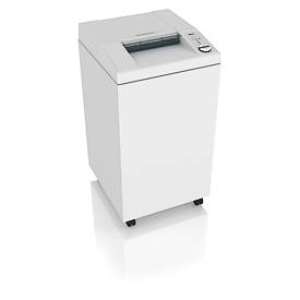 IDEAL Aktenvernichter 3105 SMC, Minischnitt 0,8 x 5 mm, P-7, 140 l, 11-12 Blatt Schnittleistung, Öler, mit Rollen, Blauer Engel, grau