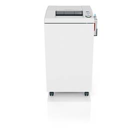 IDEAL Aktenvernichter 3105 SMC, Minischnitt 0,8 x 5 mm, P-7, 140 l, 11-12 Blatt Schnittleistung, Öler, mit Rollen, Blauer Engel, grau