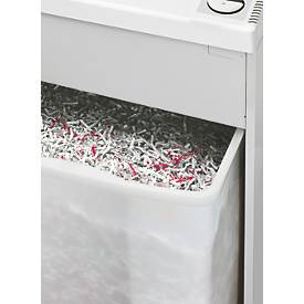 IDEAL Aktenvernichter 4005 MC, Mikroschnitt 0,8 x 12 mm, P-6, 165 l, 13-15 Blatt Schnittleistung, Öler, mit Rollen, Blauer Engel, grau