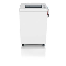 IDEAL Aktenvernichter 4005 SMC, Minischnitt 0,8 x 5 mm, P-7, 165 l, 11-12 Blatt Schnittleistung, Öler, mit Rollen, Blauer Engel, grau