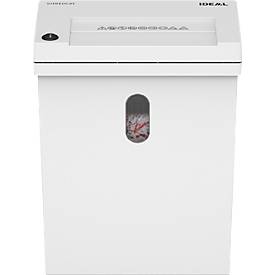 IDEAL Aktenvernichter Shredcat 8100 CC, Partikelschnitt 5 x 30 mm, P-4, 20 l, 8-10 Blatt Schnittleistung, cool grey