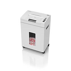 IDEAL Aktenvernichter Shredcat 8291 CC, Autofeed, Partikelschnitt 4 x 10 mm, P-4, 21 l, 150 Blatt Schnittleistung, mit Rollen, grau