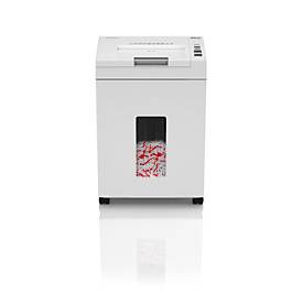 IDEAL Aktenvernichter Shredcat 8291 CC, Autofeed, Partikelschnitt 4 x 10 mm, P-4, 21 l, 150 Blatt Schnittleistung, mit Rollen, grau
