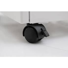 IDEAL Aktenvernichter Shredcat 8291 CC, Autofeed, Partikelschnitt 4 x 10 mm, P-4, 21 l, 150 Blatt Schnittleistung, mit Rollen, grau