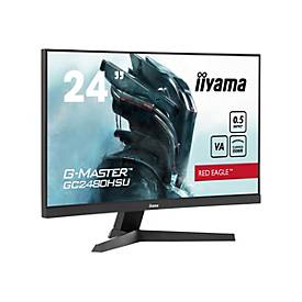 Iiyama G-MASTER Red Eagle GC2480HSU-B1 - LED-Monitor - Gaming - gebogen - 61 cm (24')