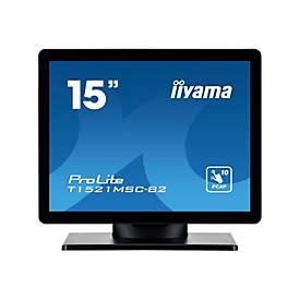 iiyama ProLite T1521MSC-B2 - LED-Monitor - 38 cm (15") - Touchscreen - 1024 x 768 - TN