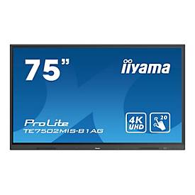 Image of iiyama ProLite TE7502MIS-B1AG 190 cm (75") LCD-Display mit LED-Hintergrundbeleuchtung - 4K