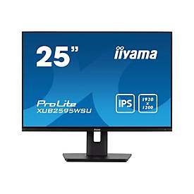 iiyama ProLite XUB2595WSU-B5 - LED-Monitor - 63.36 cm (25") - 1920 x 1200 WUXGA - IPS - 300 cd/m²