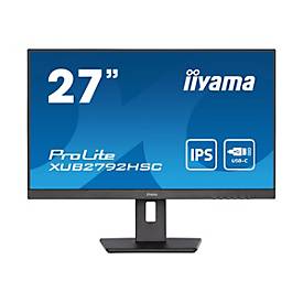iiyama ProLite XUB2792HSC-B5 - LED-Monitor - 68.6 cm (27") - 1920 x 1080 Full HD (1080p) @ 75 Hz - IPS - 250 cd/m²