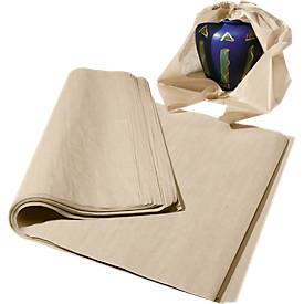 Industrie-Seidenpapier, 50 g/m², ca. 530 Bögen mit 500 x 750 mm, Recycling-Material, hellbraun