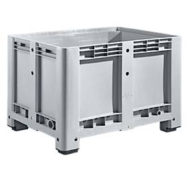 Industriebox, mit 4 Füßen, geschlossen, 470 Liter