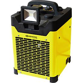 Industriële verwarming VENTUS 250 - IPX4 - 2 verwarmingsstanden - vermogen 2500 W - L 270 x D 255 x H 400 mm - industriële CEE 16-stekker