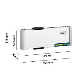 Info Sign Türschild, B 149 x H 52,5 mm