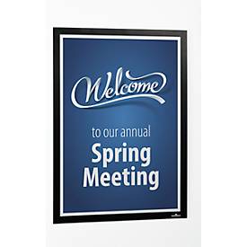 Inforahmen DURAFRAME® WALLPAPER, A3, Hoch- u. Querformat, inkl. Ersatzset, schwarz