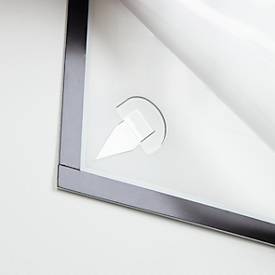 Inforahmen DURAFRAME® WALLPAPER, A4, Hoch- u. Querformat, inkl. Ersatzset, schwarz