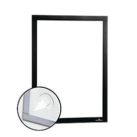Inforahmen DURAFRAME® WALLPAPER, A4, Hoch- u. Querformat, inkl. Ersatzset, schwarz