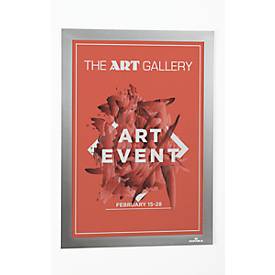 Inforahmen DURAFRAME® WALLPAPER, A4, Hoch- u. Querformat, inkl. Ersatzset, silber